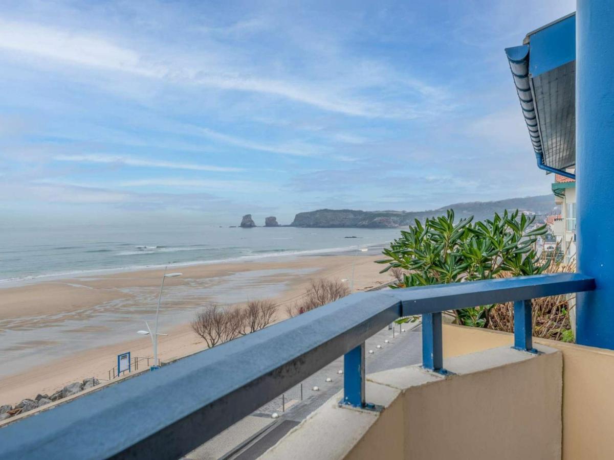 Appartement Rustique Face A La Mer A Hendaye Avec Balcon - Fr-1-2-294 Dış mekan fotoğraf